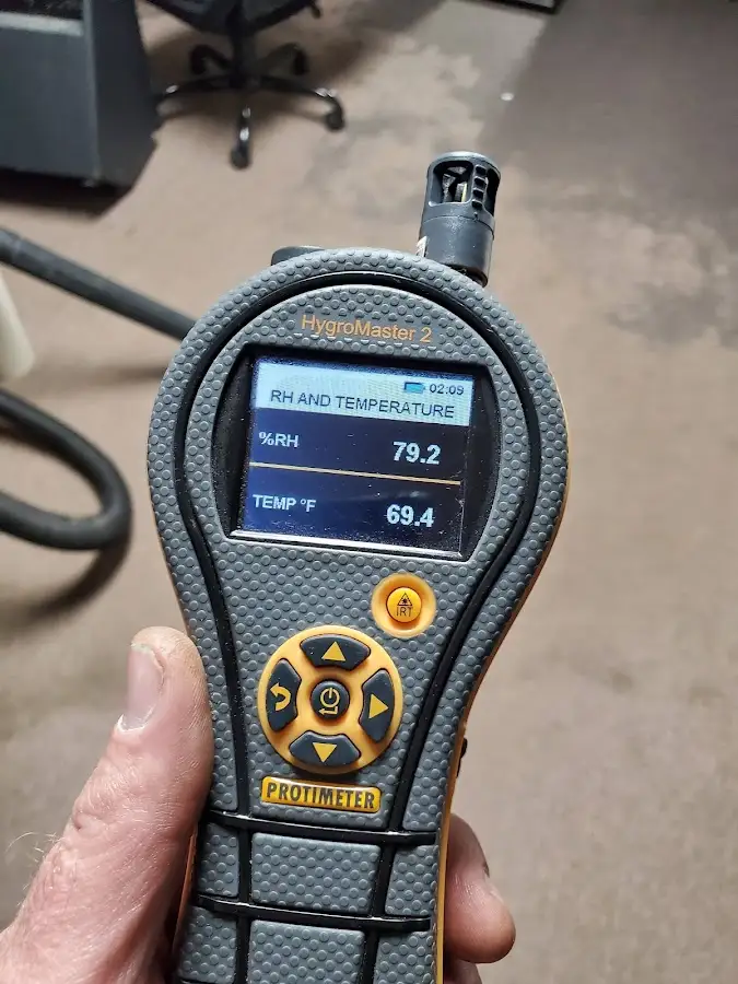 Moisture meter humidity assessment for Mold Remediation & Removal in North Londonderry